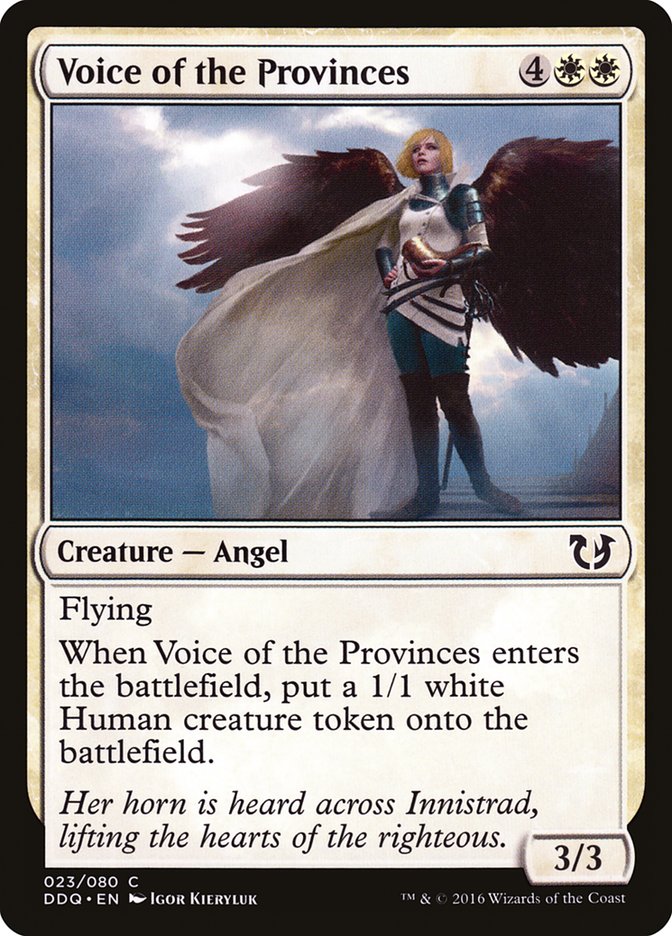 Voice of the Provinces [Duel Decks: Blessed vs. Cursed] | Black Swamp Games