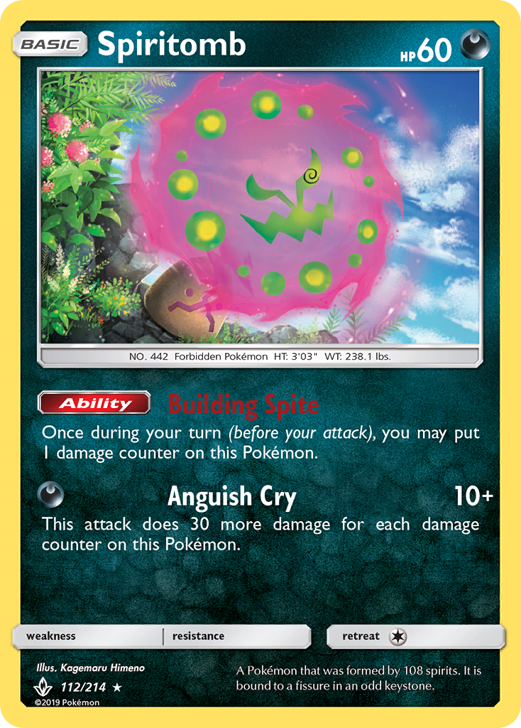 Spiritomb (112/214) [Sun & Moon: Unbroken Bonds] | Black Swamp Games