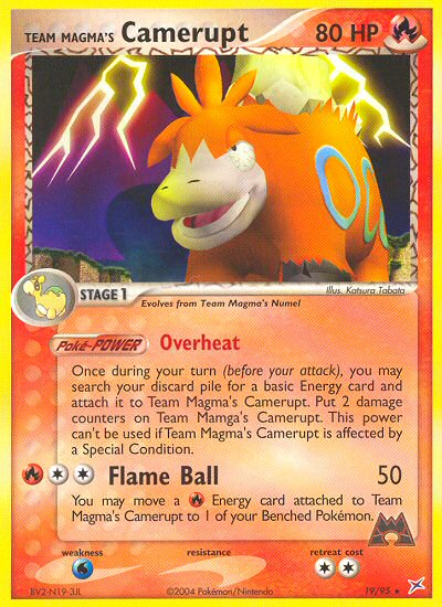Team Magma's Camerupt (19/95) [EX: Team Magma vs Team Aqua] | Black Swamp Games