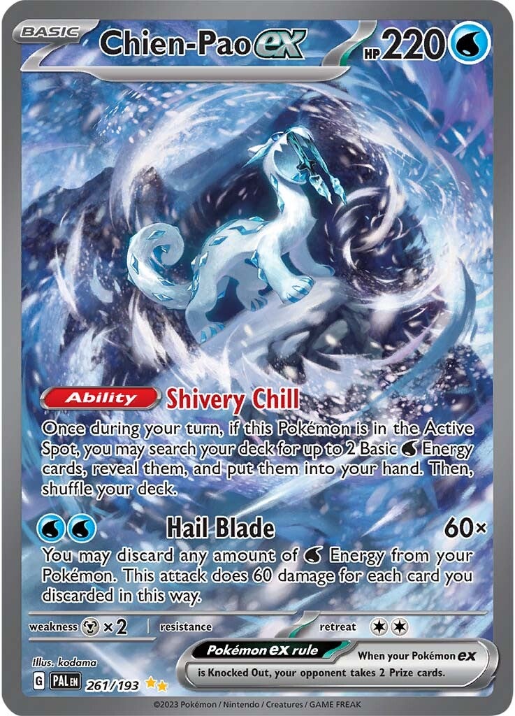 Chien-Pao ex (261/193) [Scarlet & Violet: Paldea Evolved] | Black Swamp Games