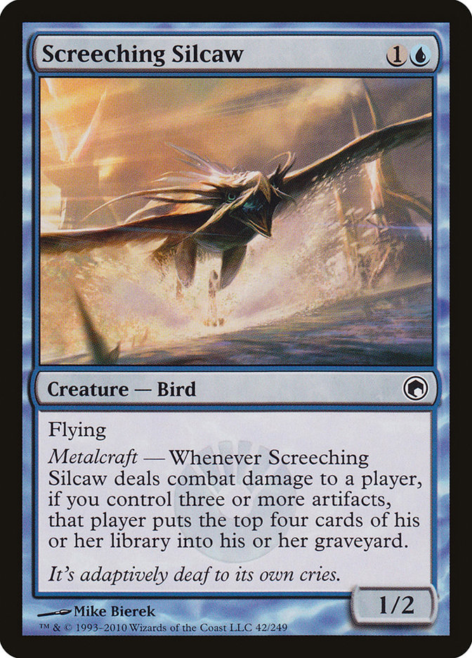 Screeching Silcaw [Scars of Mirrodin] | Black Swamp Games