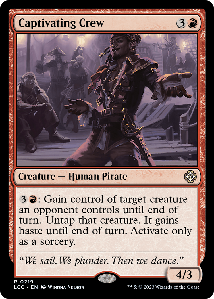 Captivating Crew [The Lost Caverns of Ixalan Commander] | Black Swamp Games