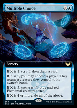 Multiple Choice (Extended Art) [Strixhaven: School of Mages] | Black Swamp Games