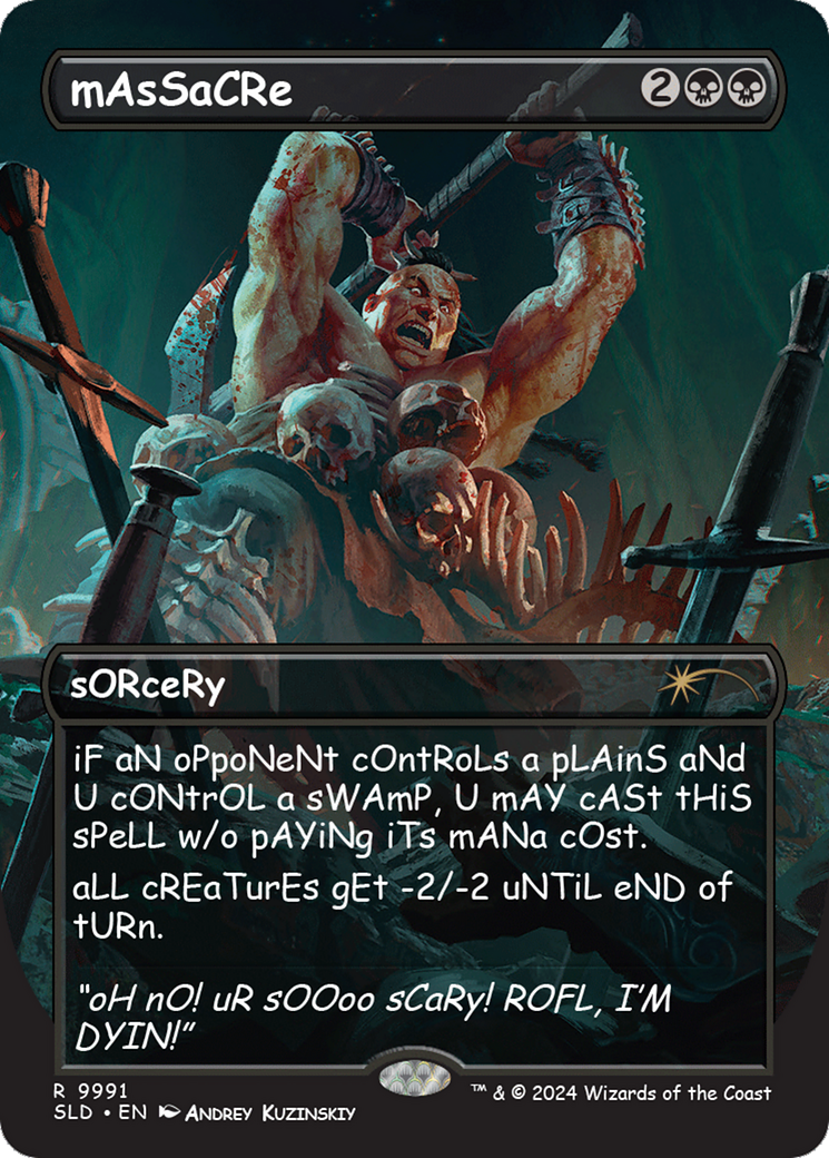 mAsSaCRe [Secret Lair Drop Series] | Black Swamp Games