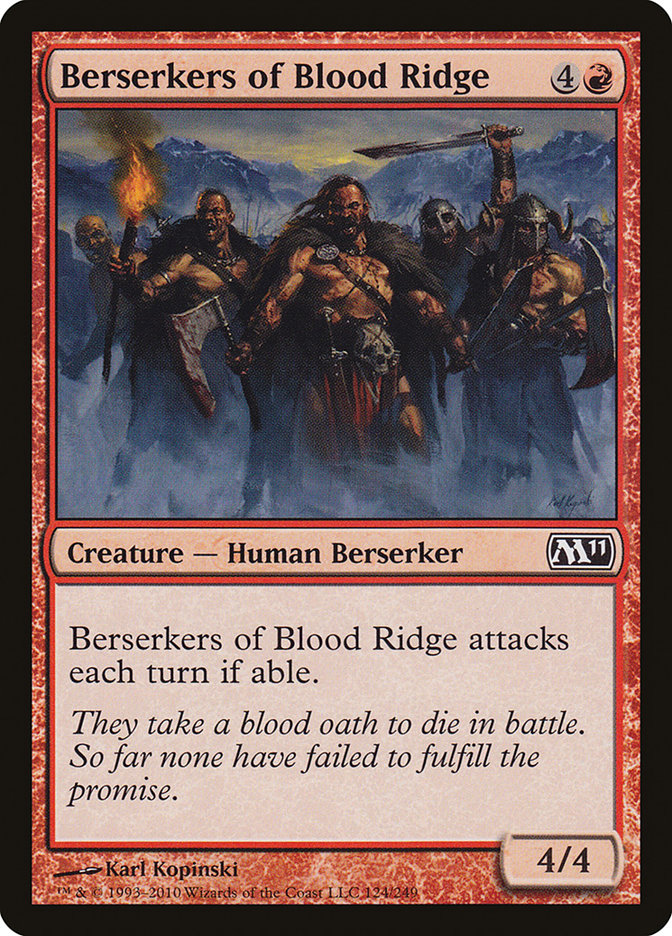 Berserkers of Blood Ridge [Magic 2011] | Black Swamp Games