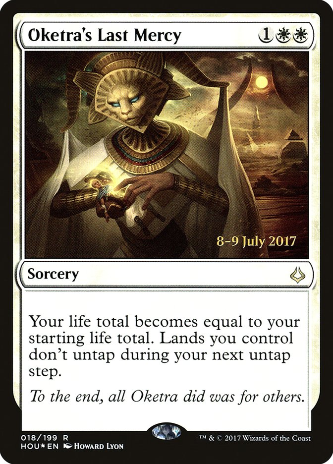 Oketra's Last Mercy [Hour of Devastation Prerelease Promos] | Black Swamp Games