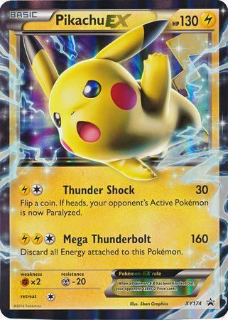 Pikachu EX (XY174) (Jumbo Card) [XY: Black Star Promos] | Black Swamp Games