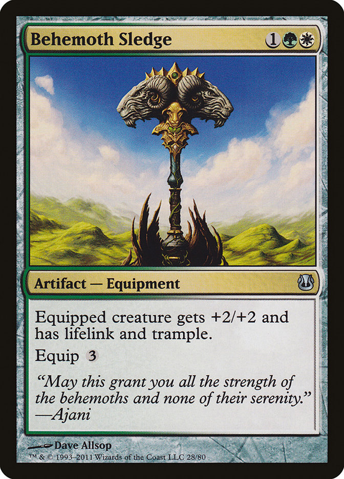 Behemoth Sledge [Duel Decks: Ajani vs. Nicol Bolas] | Black Swamp Games