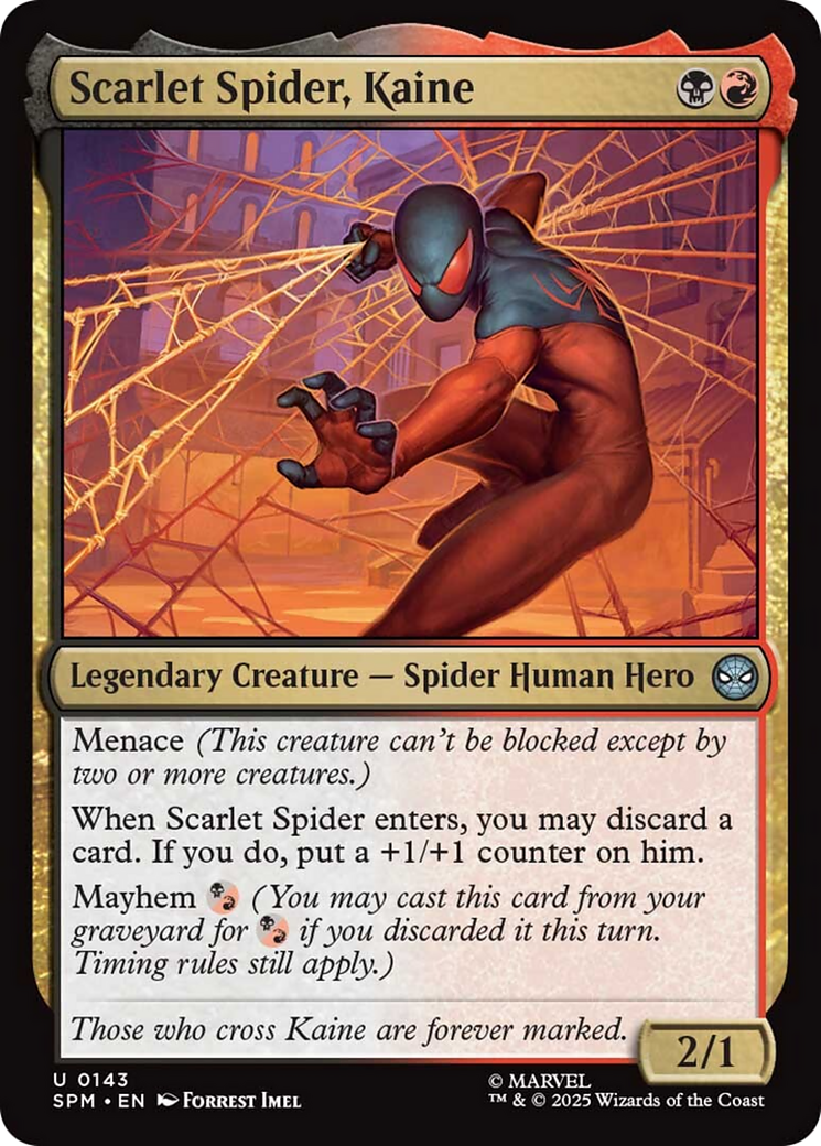 Scarlet Spider, Kaine [Marvel's Spider-Man] | Black Swamp Games