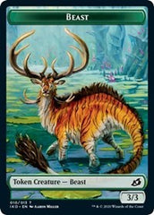 Beast // Human Soldier (004) Double-Sided Token [Ikoria: Lair of Behemoths Tokens] | Black Swamp Games