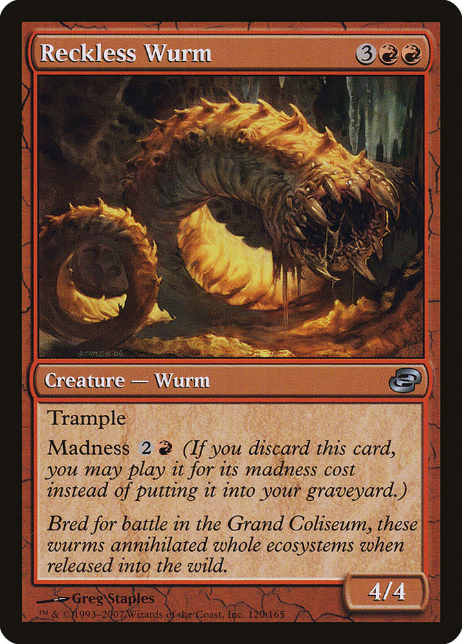 Reckless Wurm [Planar Chaos] | Black Swamp Games