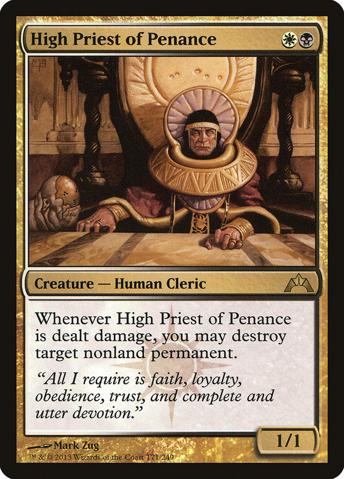High Priest of Penance [Gatecrash] | Black Swamp Games