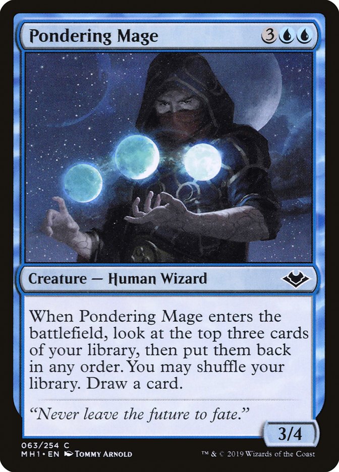 Pondering Mage [Modern Horizons] | Black Swamp Games