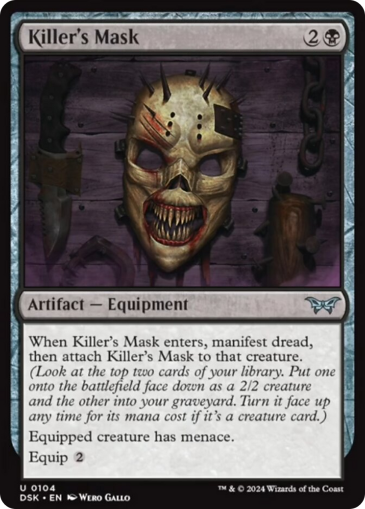 Killer's Mask [Duskmourn: House of Horror] | Black Swamp Games
