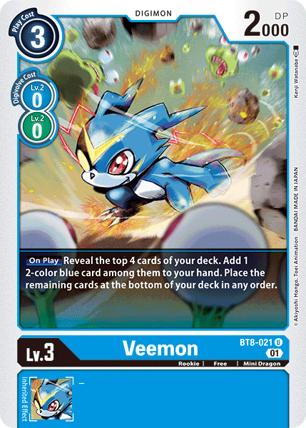 Veemon [BT8-021] [New Awakening] | Black Swamp Games