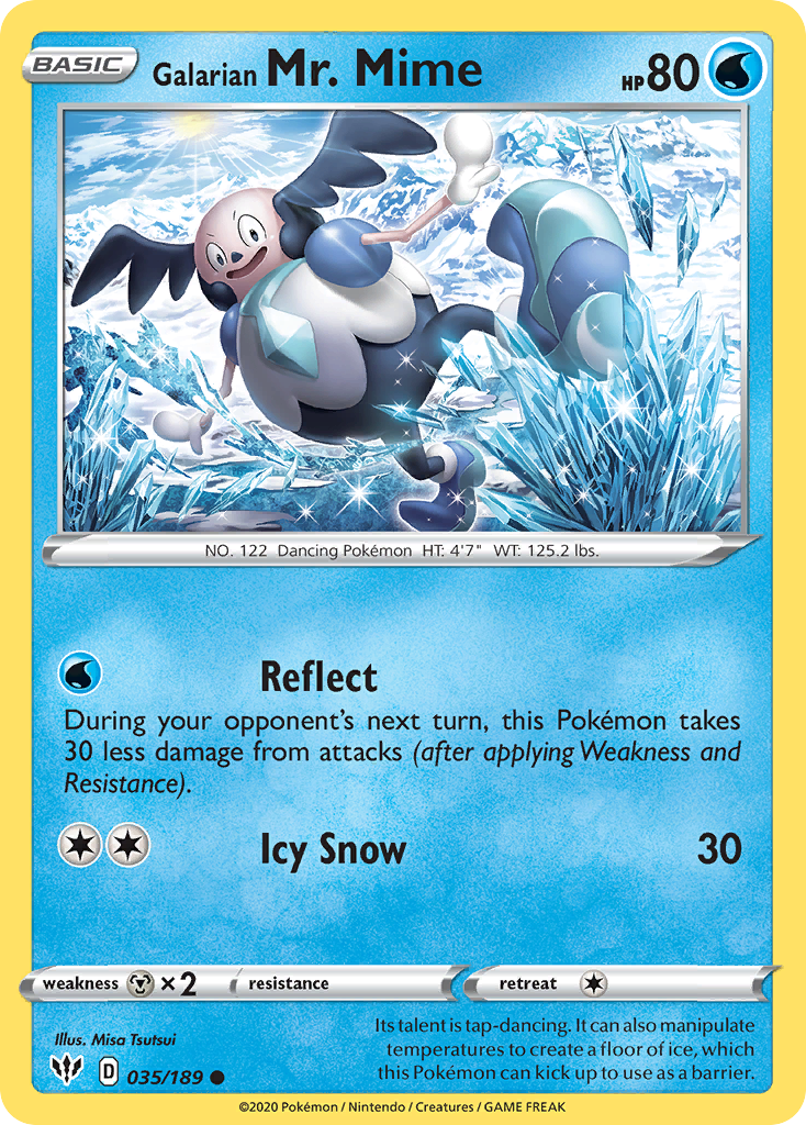 Galarian Mr. Mime (035/189) [Sword & Shield: Darkness Ablaze] | Black Swamp Games