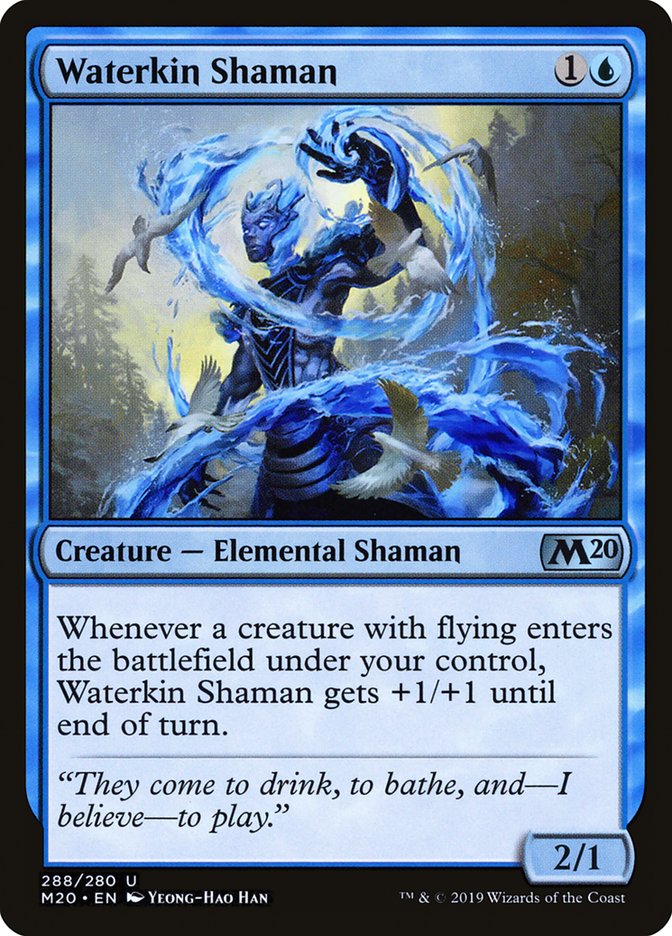 Waterkin Shaman [Core Set 2020] | Black Swamp Games