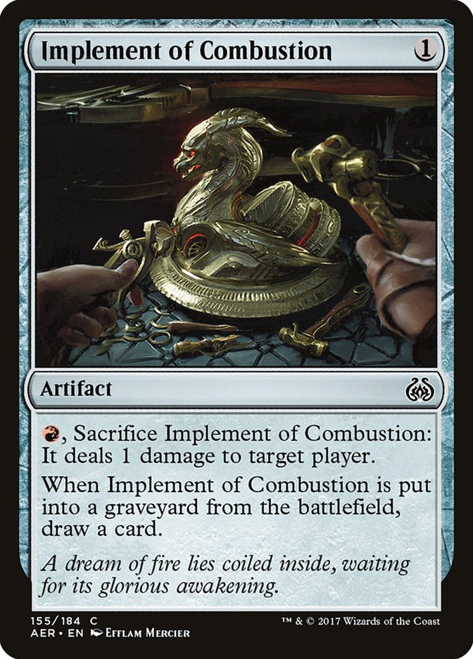 Implement of Combustion [Aether Revolt] | Black Swamp Games