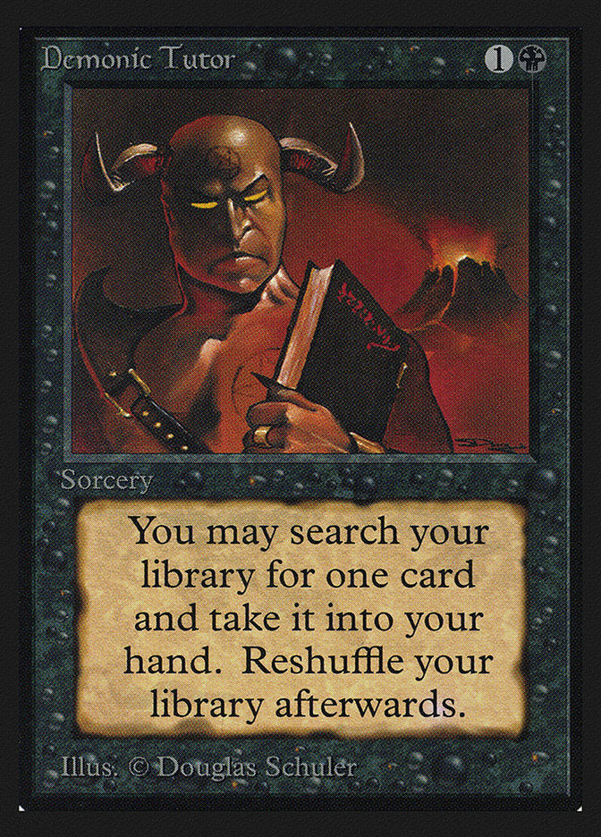 Demonic Tutor [International Collectors' Edition] | Black Swamp Games