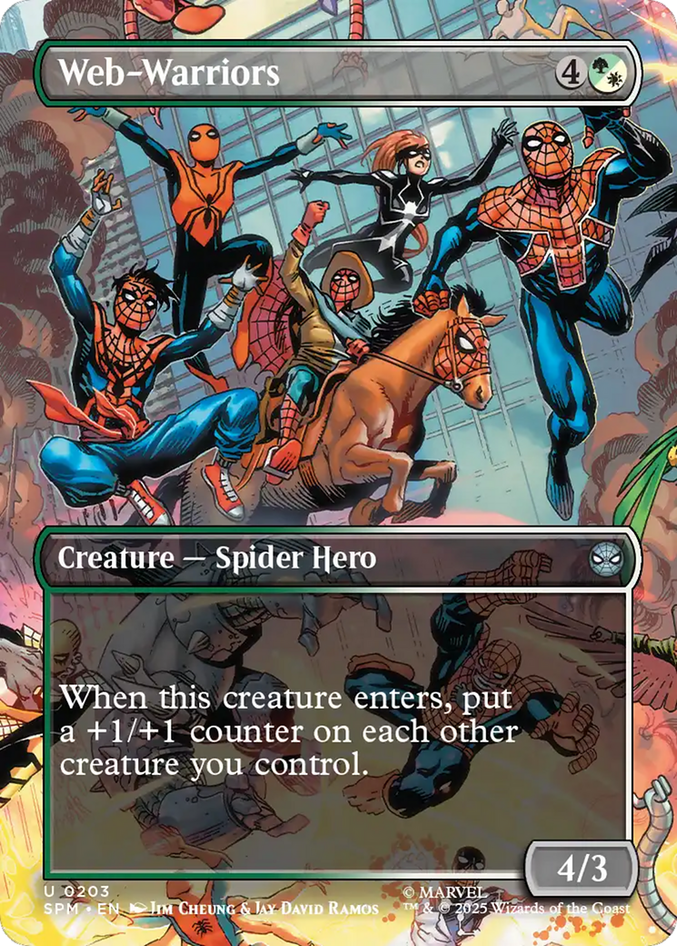 Web-Warriors (Borderless) [Marvel's Spider-Man] | Black Swamp Games