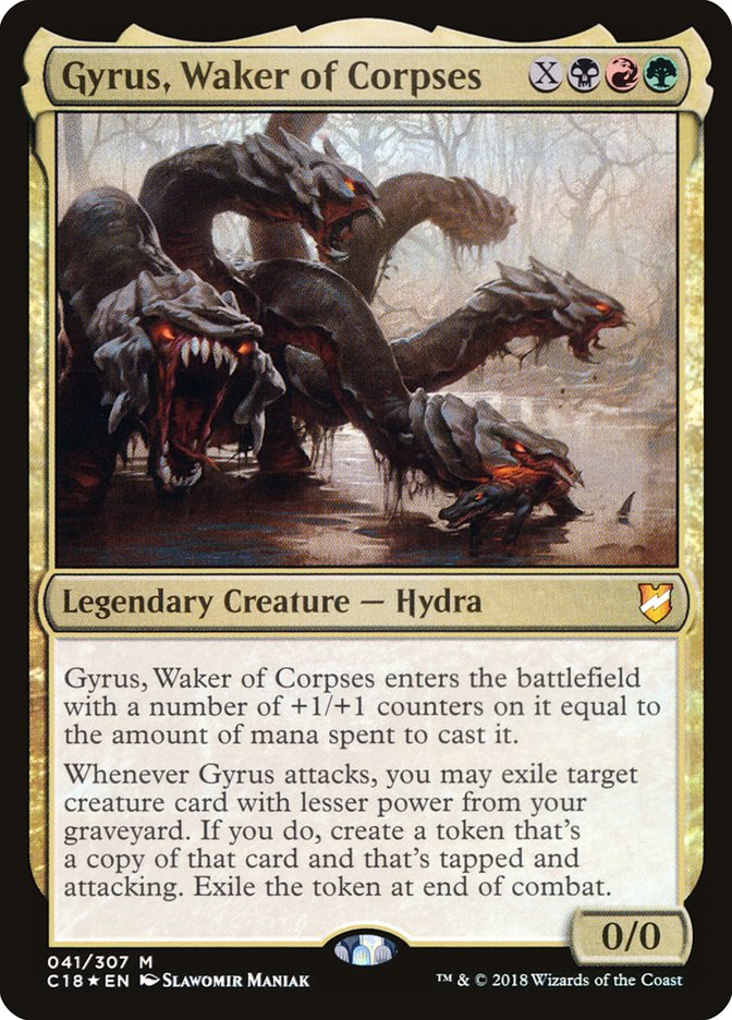 Gyrus, Waker of Corpses [Commander 2018] | Black Swamp Games