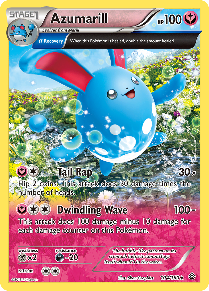 Azumarill (104/160) [XY: Primal Clash] | Black Swamp Games