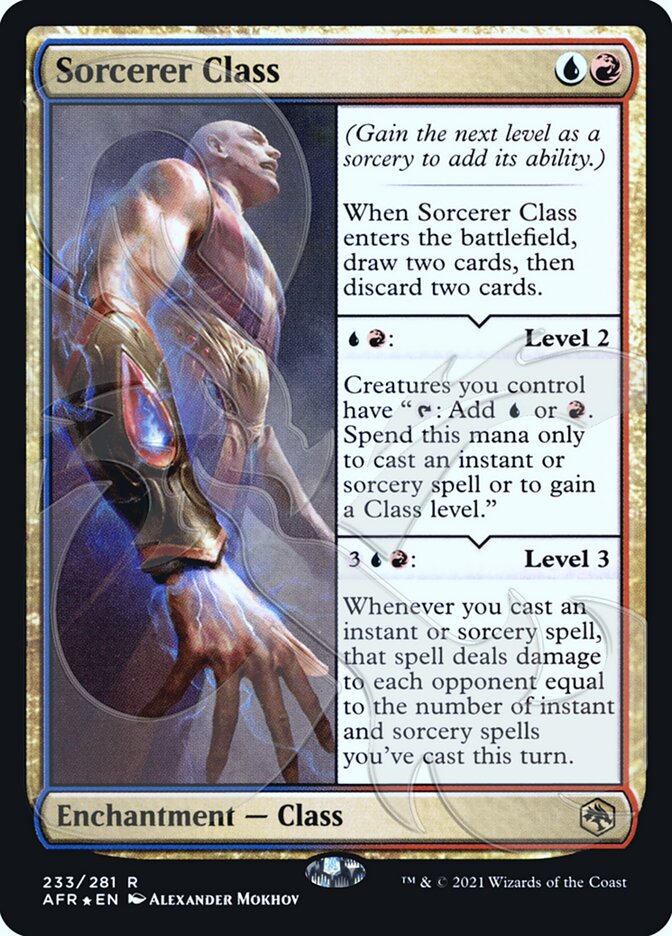 Sorcerer Class (Ampersand Promo) [Dungeons & Dragons: Adventures in the Forgotten Realms Promos] | Black Swamp Games