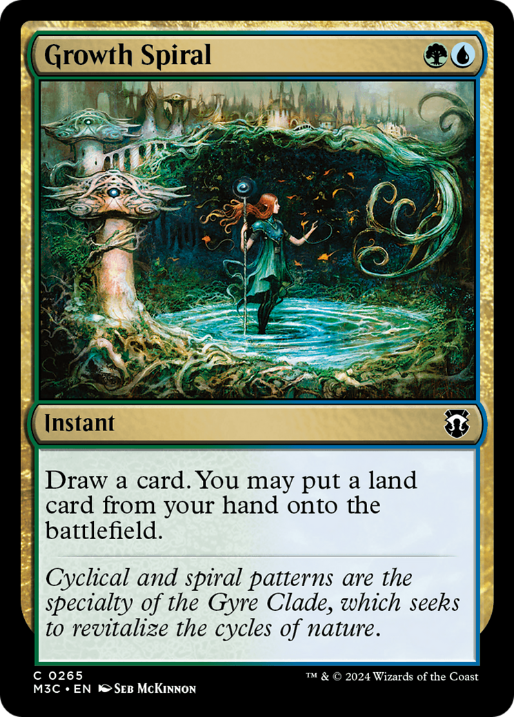 Growth Spiral (Ripple Foil) [Modern Horizons 3 Commander] | Black Swamp Games