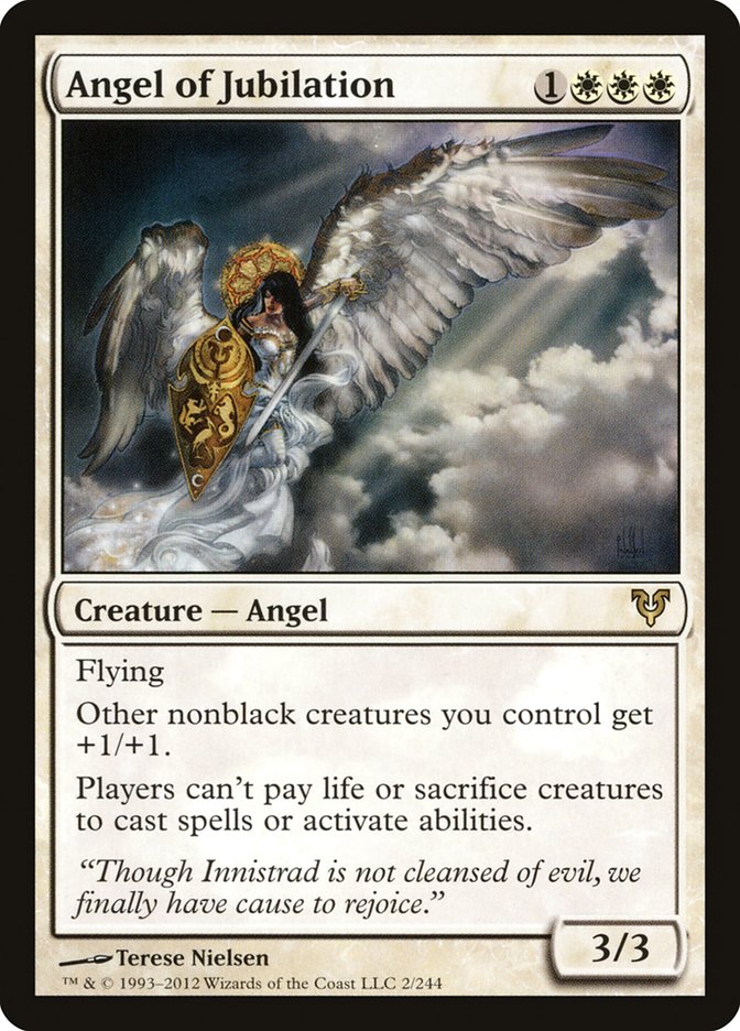 Angel of Jubilation [Avacyn Restored] | Black Swamp Games