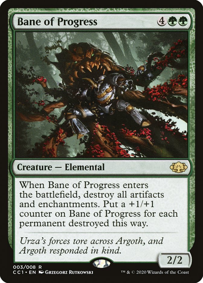 Bane of Progress [Commander Collection: Green] | Black Swamp Games