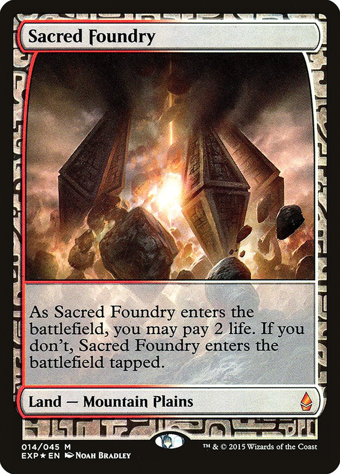 Sacred Foundry [Zendikar Expeditions] | Black Swamp Games