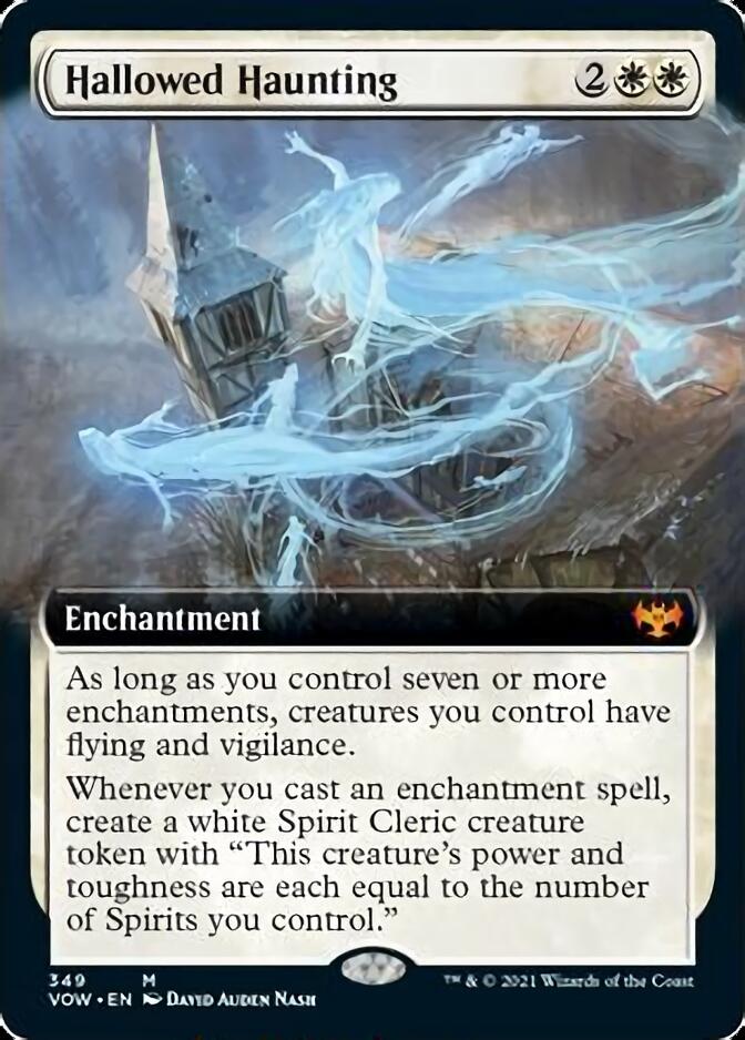 Hallowed Haunting (Extended Art) [Innistrad: Crimson Vow] | Black Swamp Games