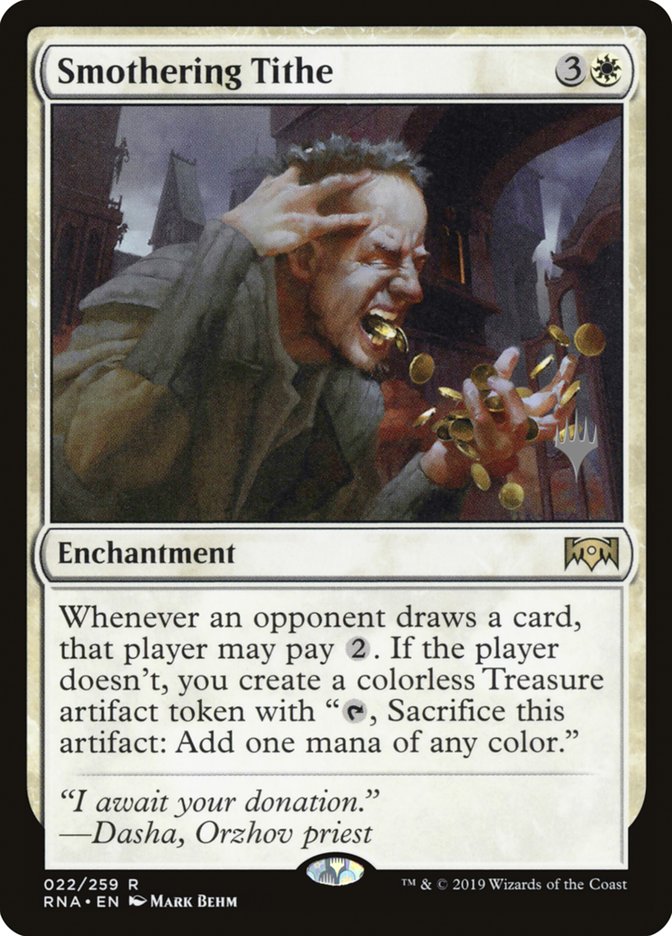 Smothering Tithe (Promo Pack) [Ravnica Allegiance Promos] | Black Swamp Games