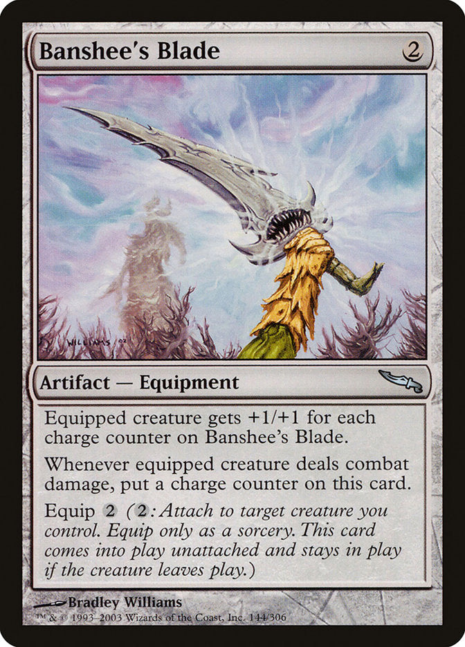 Banshee's Blade [Mirrodin] | Black Swamp Games