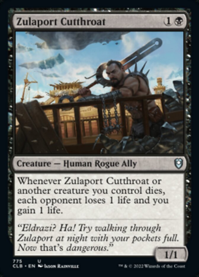 Zulaport Cutthroat [Commander Legends: Battle for Baldur's Gate] | Black Swamp Games