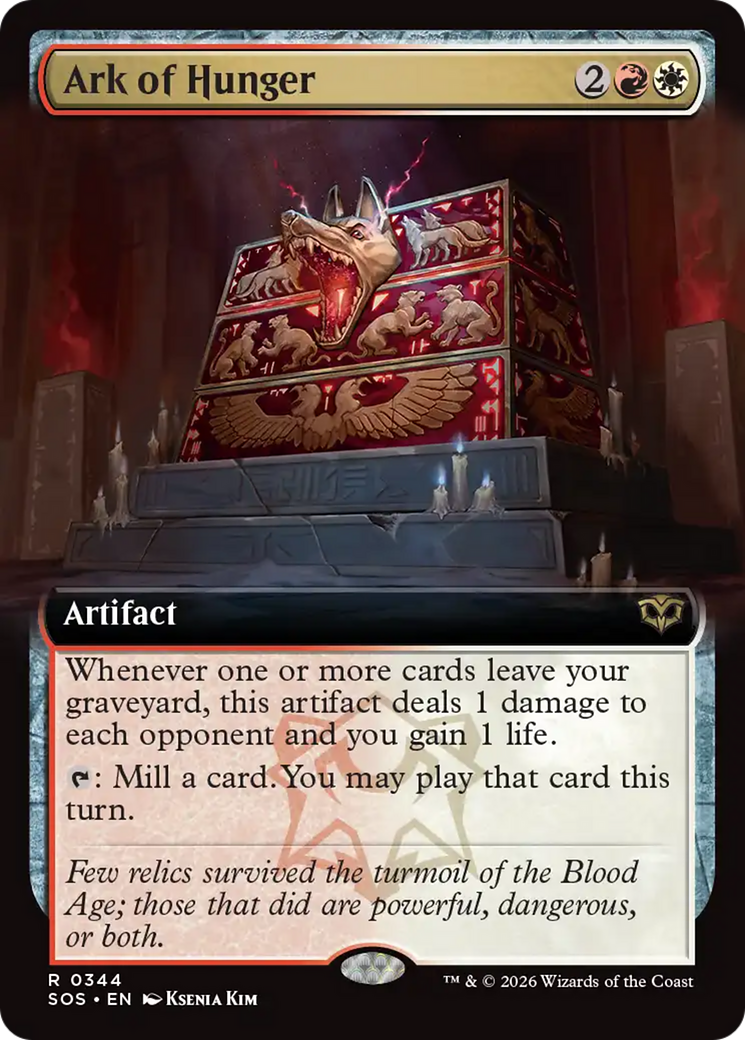 Ark of Hunger (Extended Art) [Secrets of Strixhaven] | Black Swamp Games