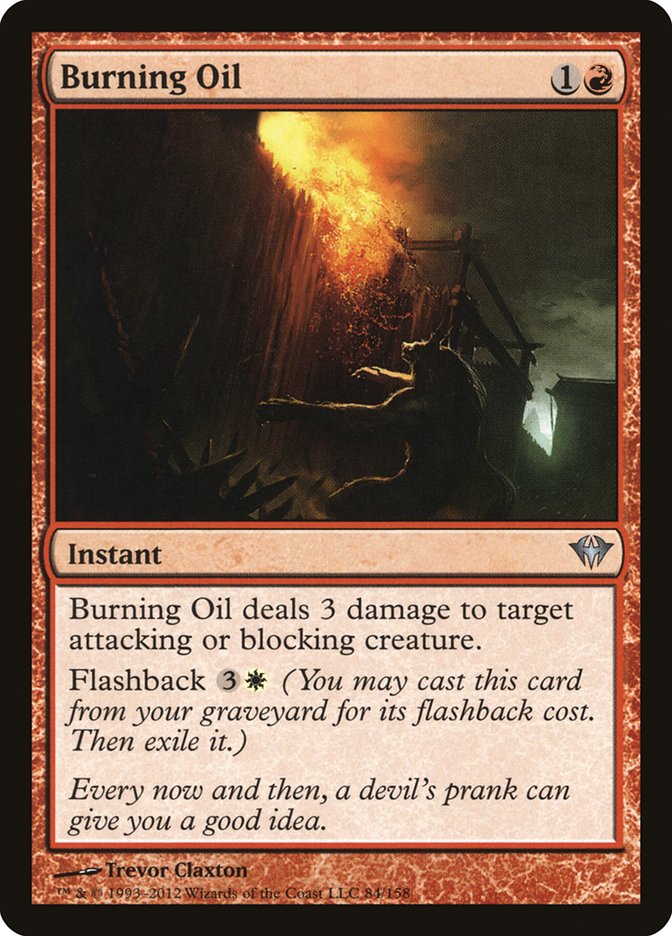 Burning Oil [Dark Ascension] | Black Swamp Games