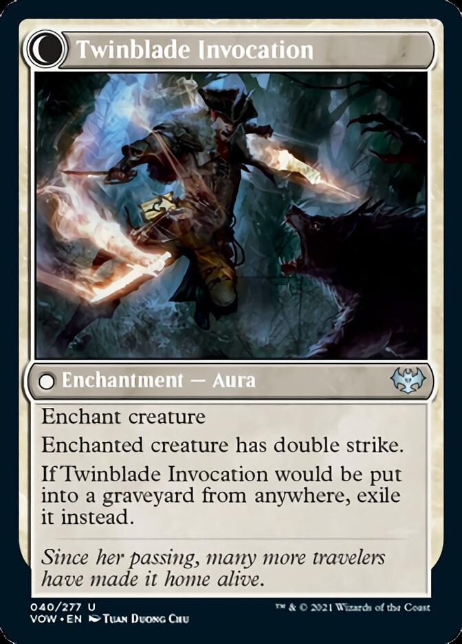 Twinblade Geist // Twinblade Invocation [Innistrad: Crimson Vow] | Black Swamp Games