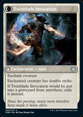 Twinblade Geist // Twinblade Invocation [Innistrad: Crimson Vow] | Black Swamp Games