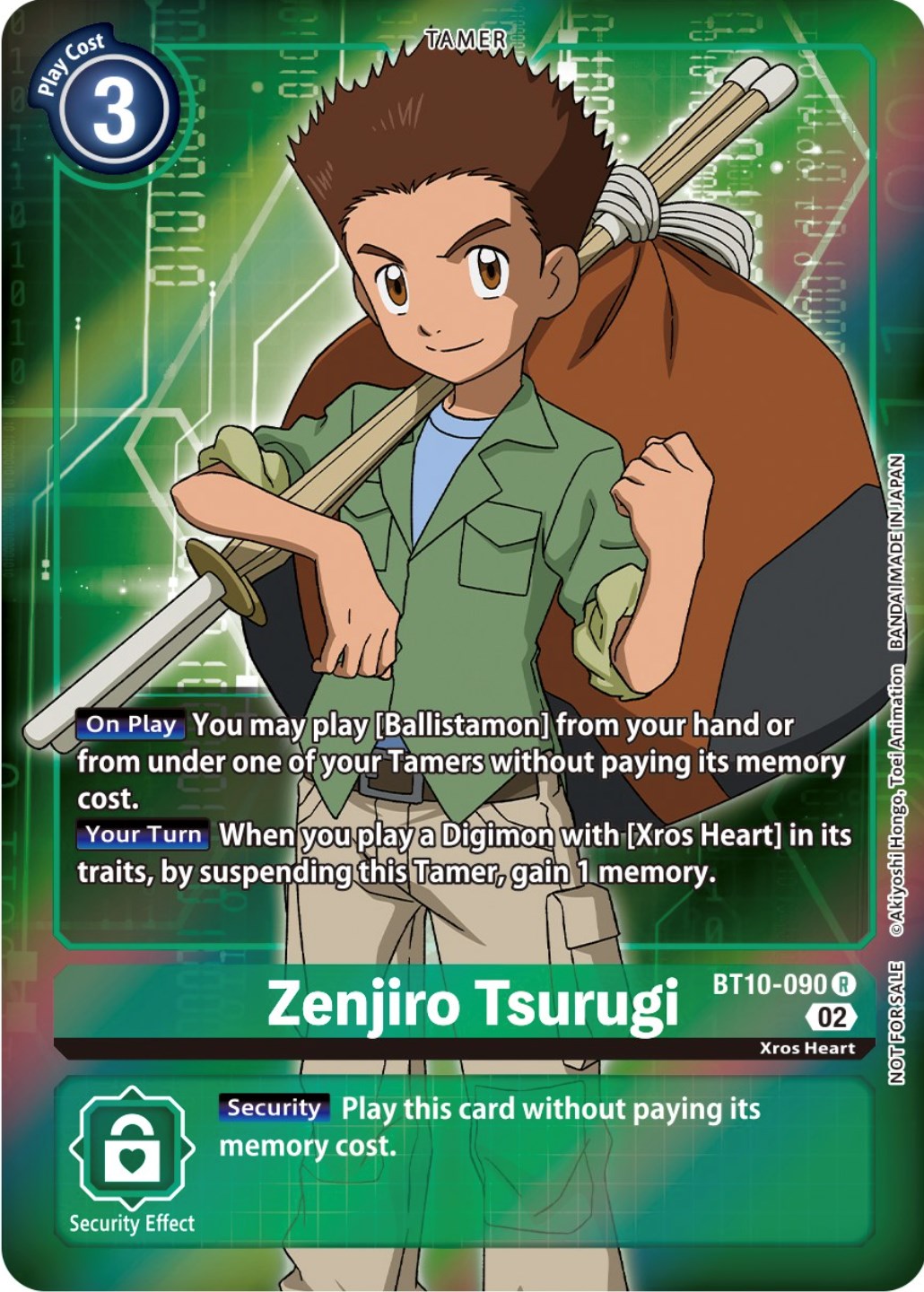 Zenjiro Tsurugi [BT10-090] (Box Topper) [Xros Encounter] | Black Swamp Games