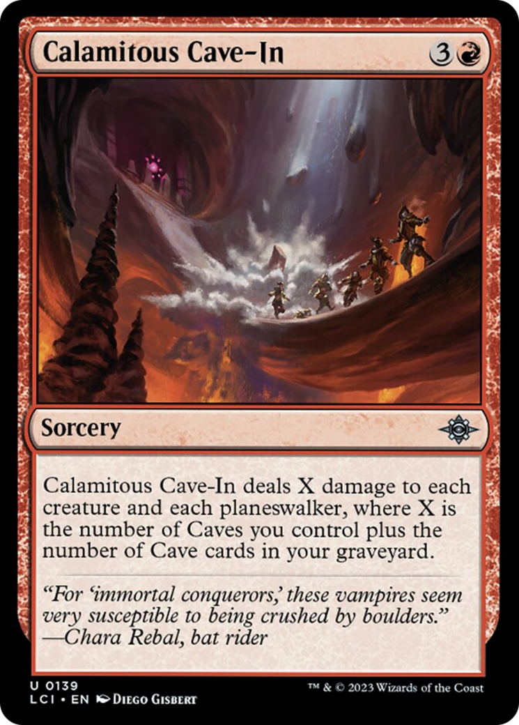 Calamitous Cave-In [The Lost Caverns of Ixalan] | Black Swamp Games