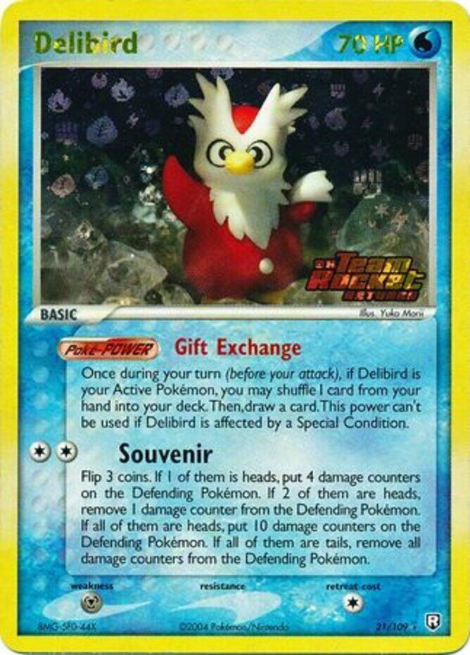 Delibird (21/109) (Stamped) [EX: Team Rocket Returns] | Black Swamp Games