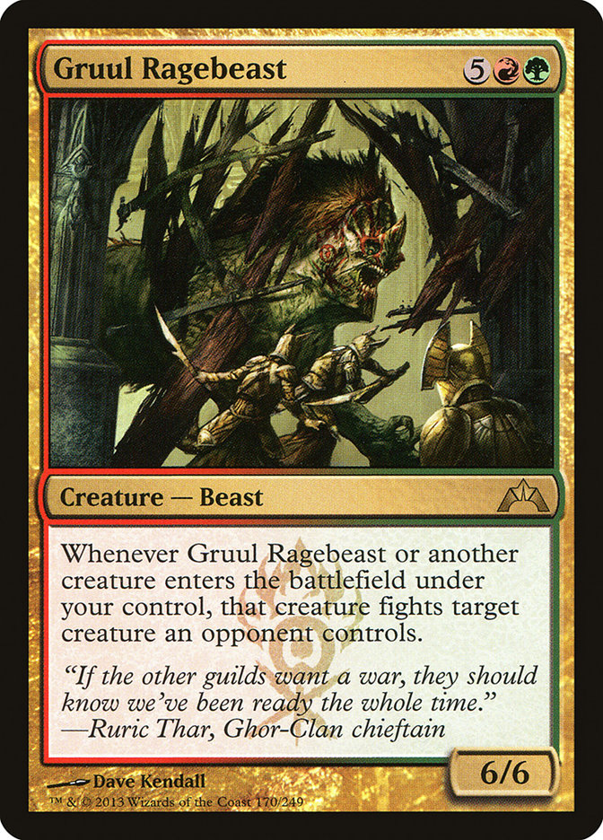 Gruul Ragebeast [Gatecrash] | Black Swamp Games