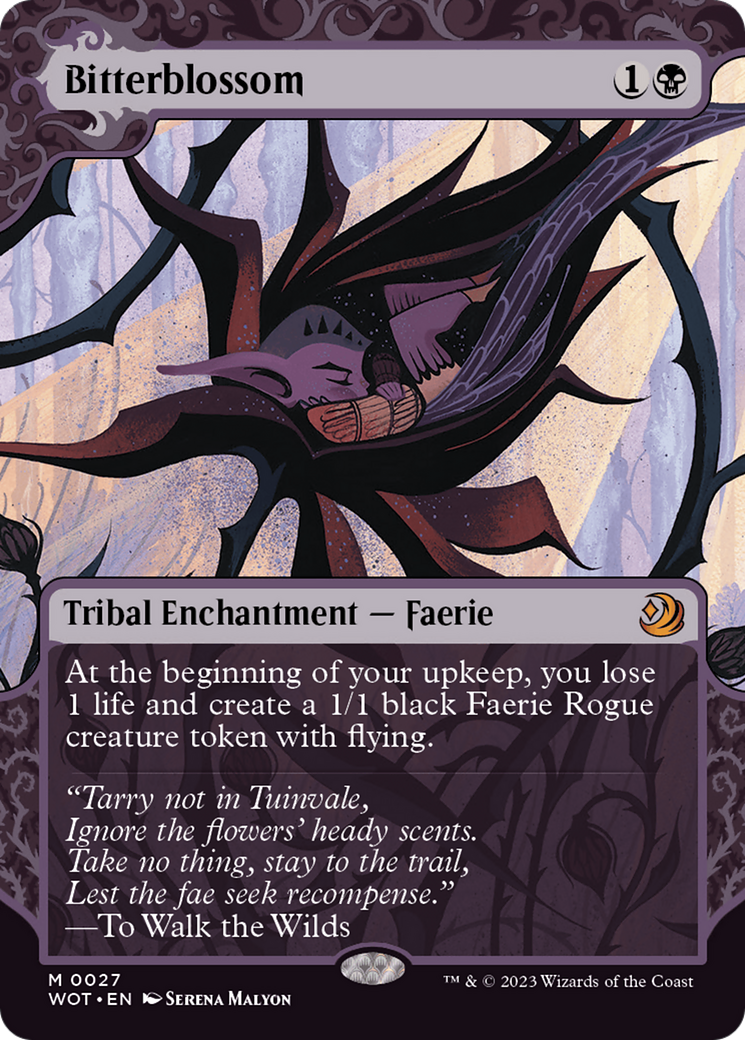 Bitterblossom [Wilds of Eldraine: Enchanting Tales] | Black Swamp Games
