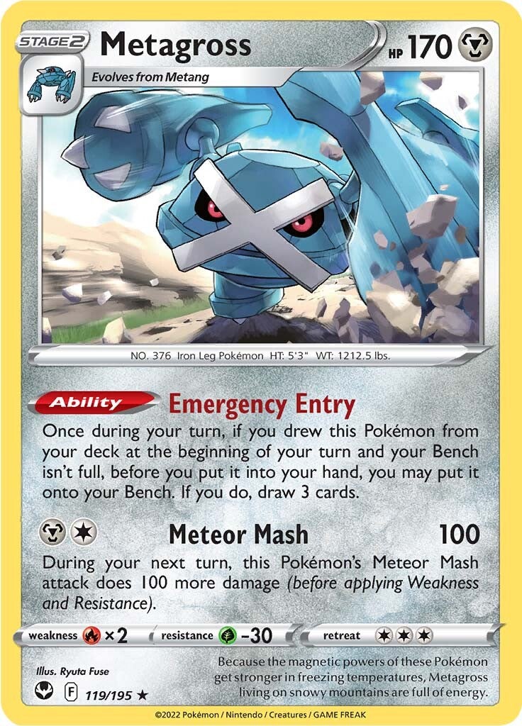 Metagross (119/195) [Sword & Shield: Silver Tempest] | Black Swamp Games