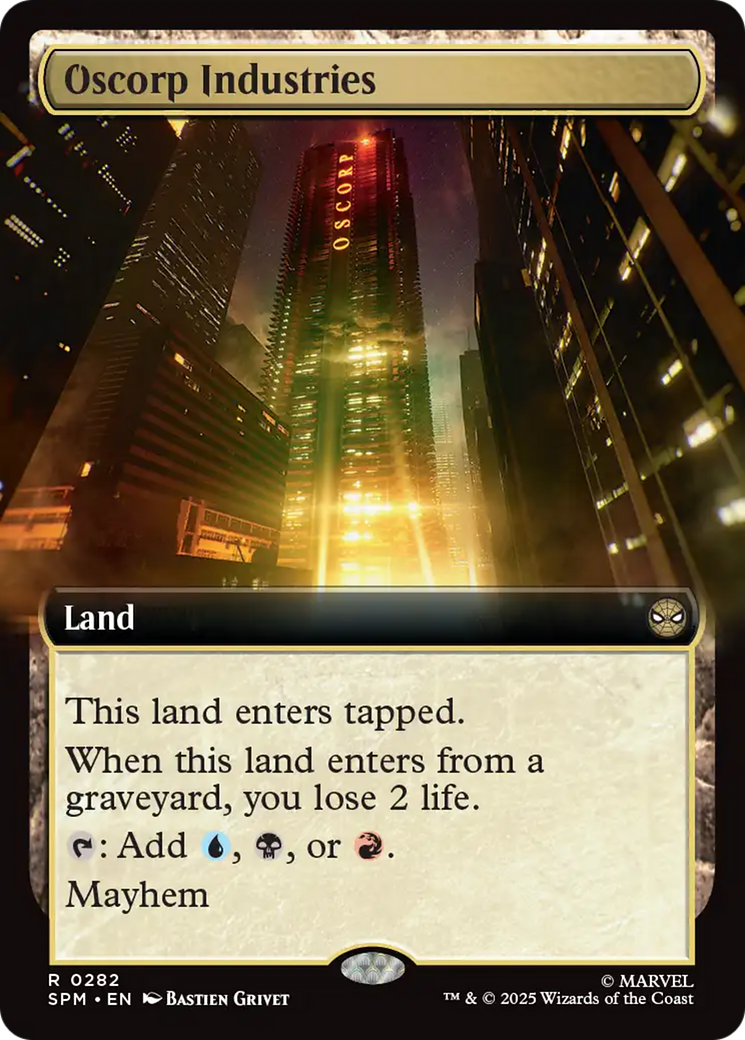 Oscorp Industries (Extended Art) [Marvel's Spider-Man] | Black Swamp Games