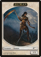 Human // Wolf Double-Sided Token [Friday Night Magic 2012] | Black Swamp Games