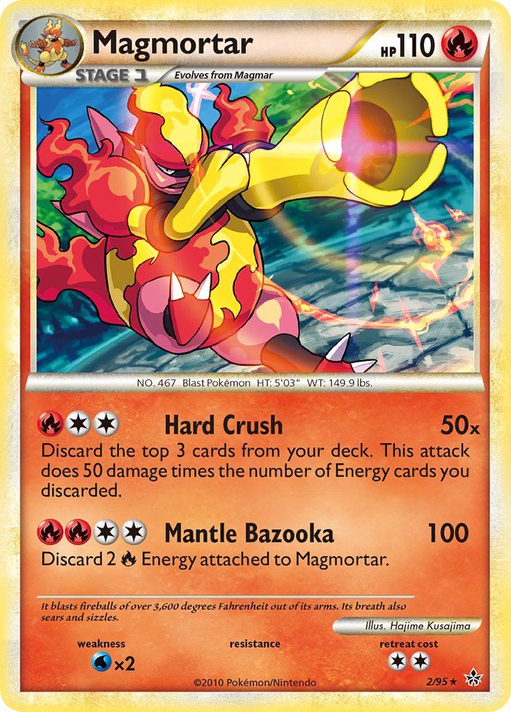 Magmortar (2/95) [HeartGold & SoulSilver: Unleashed] | Black Swamp Games