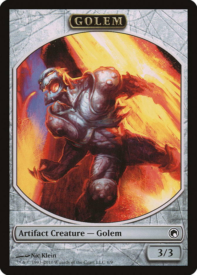Golem Token [Scars of Mirrodin Tokens] | Black Swamp Games