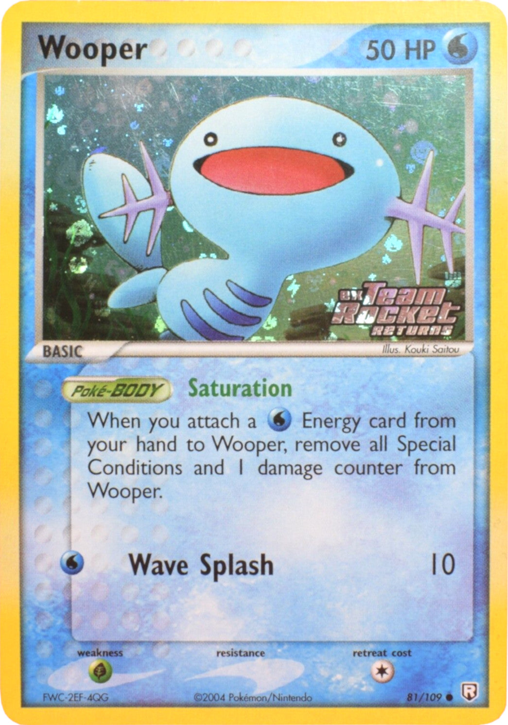 Wooper (81/109) (Stamped) [EX: Team Rocket Returns] | Black Swamp Games